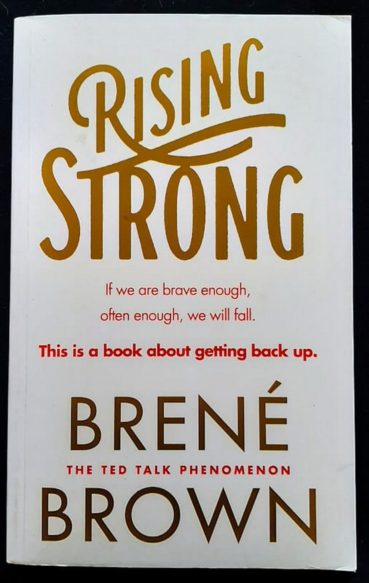 Front Cover Of Rising Strong (Brene Brown)