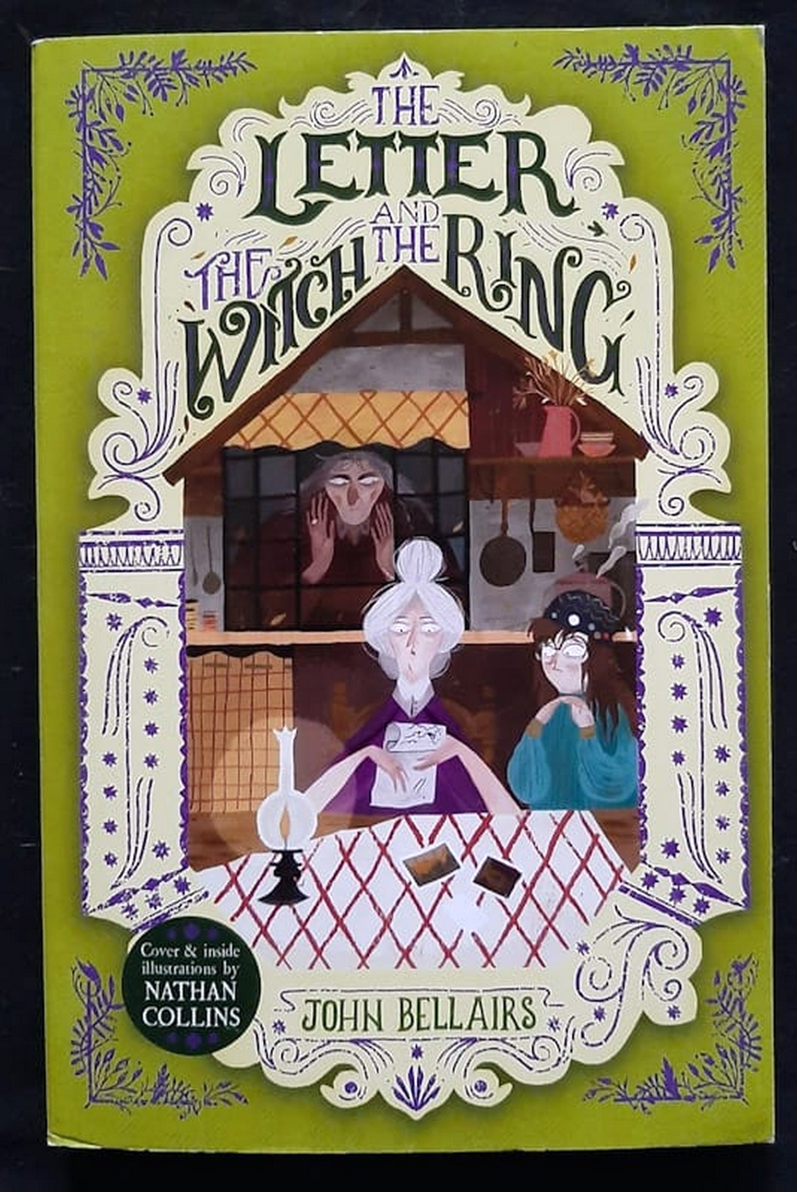 Front Cover Of The Letter, the Witch, and the Ring (Lewis Barnavelt #3) (John Bellairs)