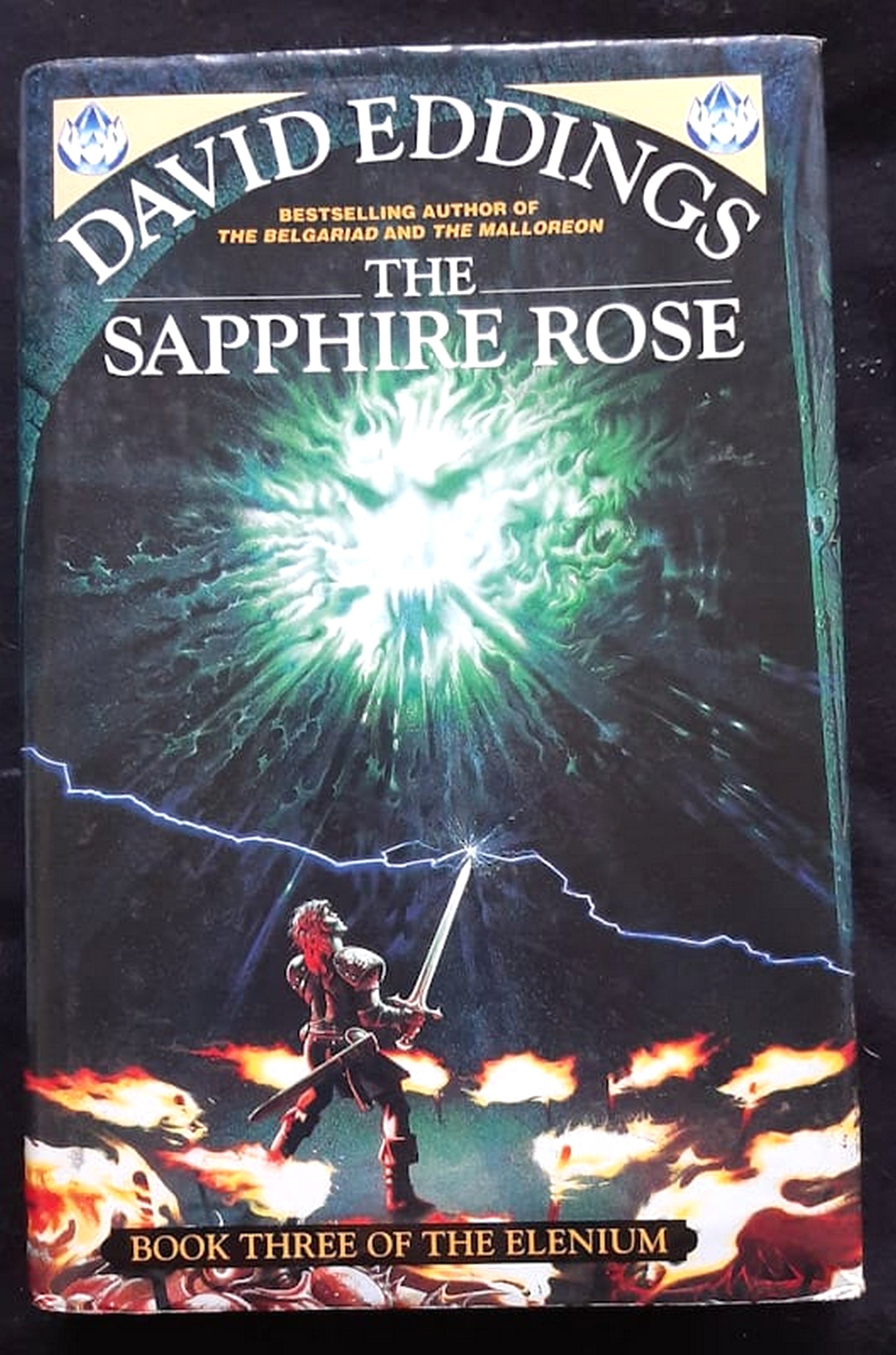 Front Cover Of The Sapphire Rose (The Elenium #3) (David Eddings)
