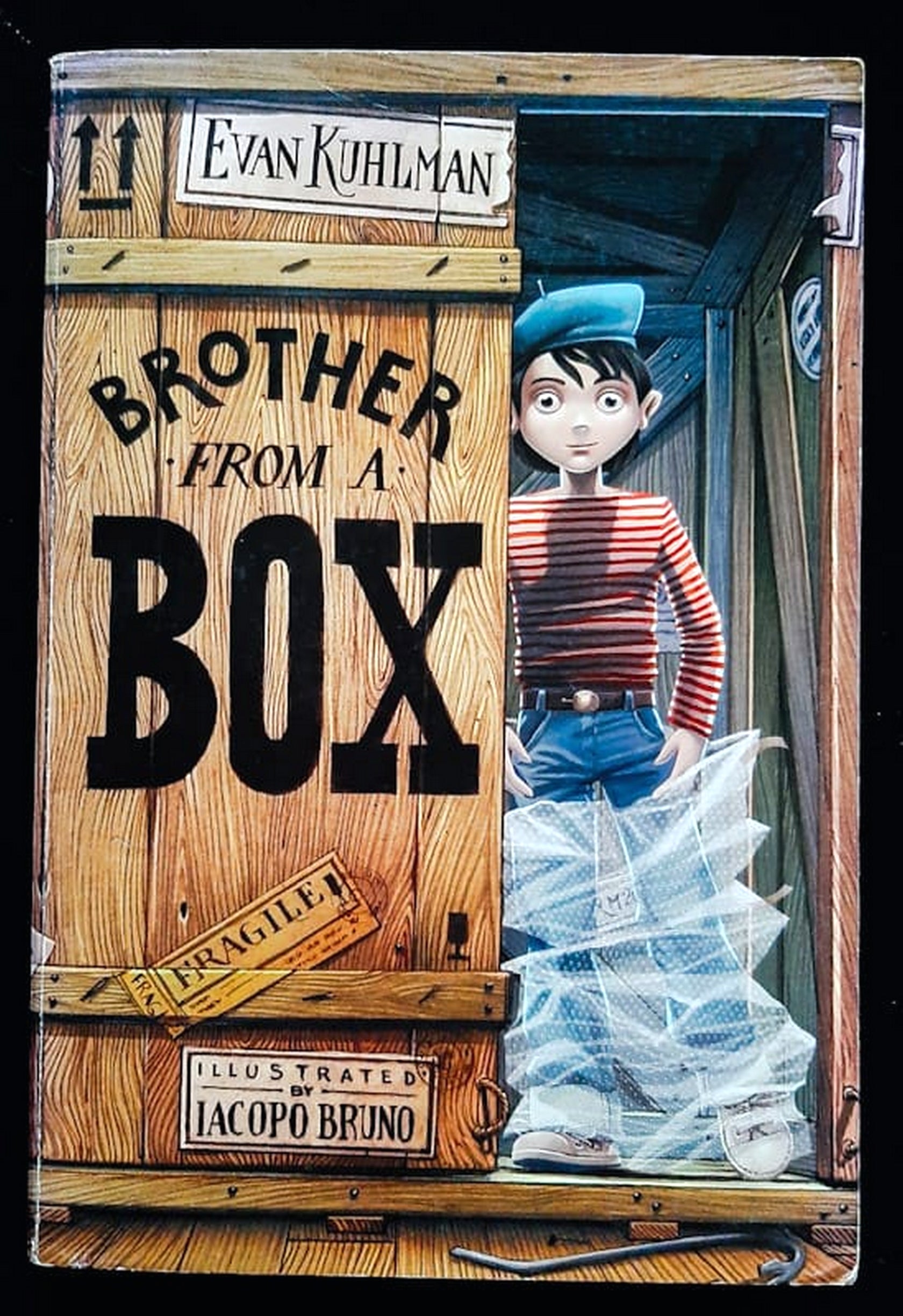 Front Cover Of Brother from a Box (Evan Kuhlman)