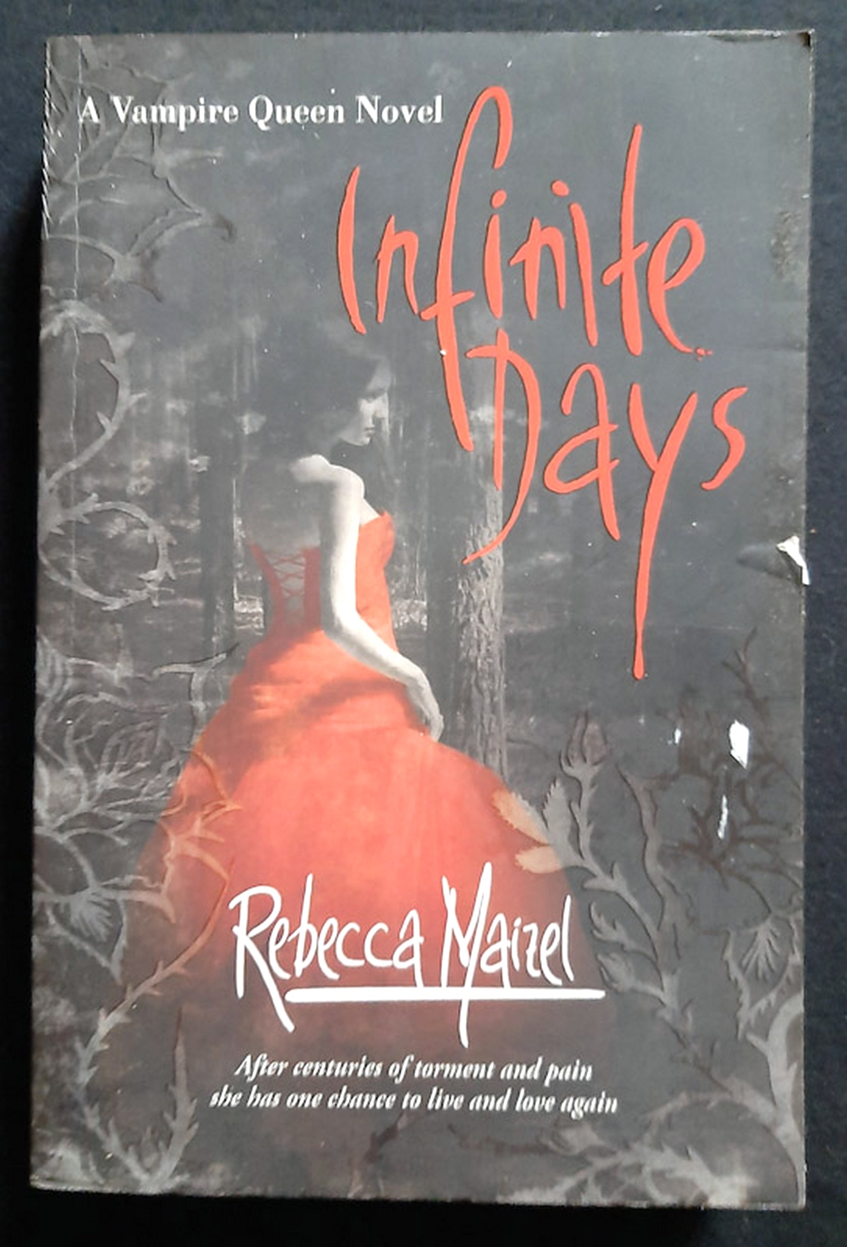 Front Cover Of Bestselling Book Infinite Days (Vampire Queen #1) (Rebecca Maizel
)
