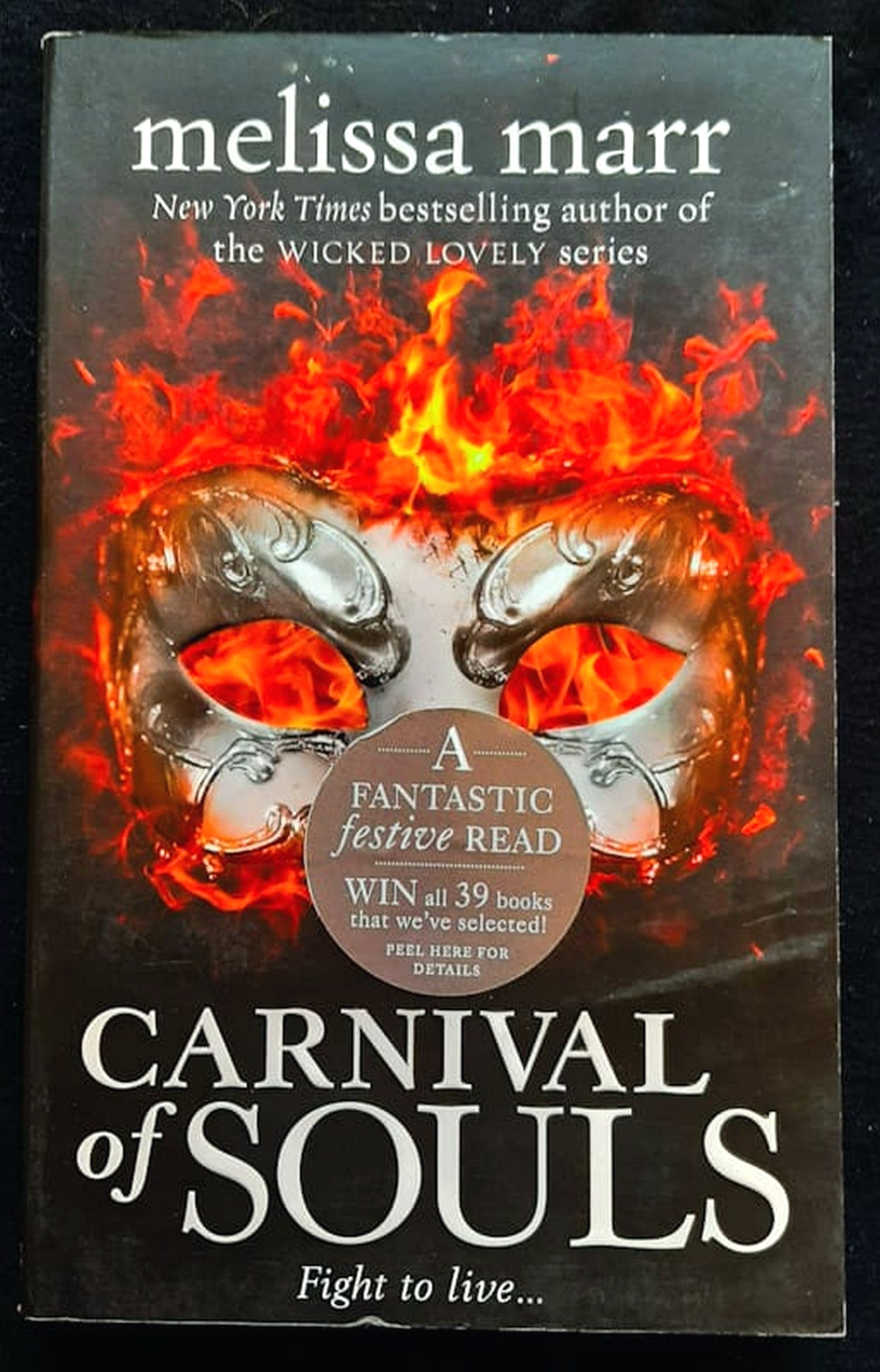 Front Cover Of Bestselling Book Carnival Of Souls (Untamed City #1) (Melissa Marr
)