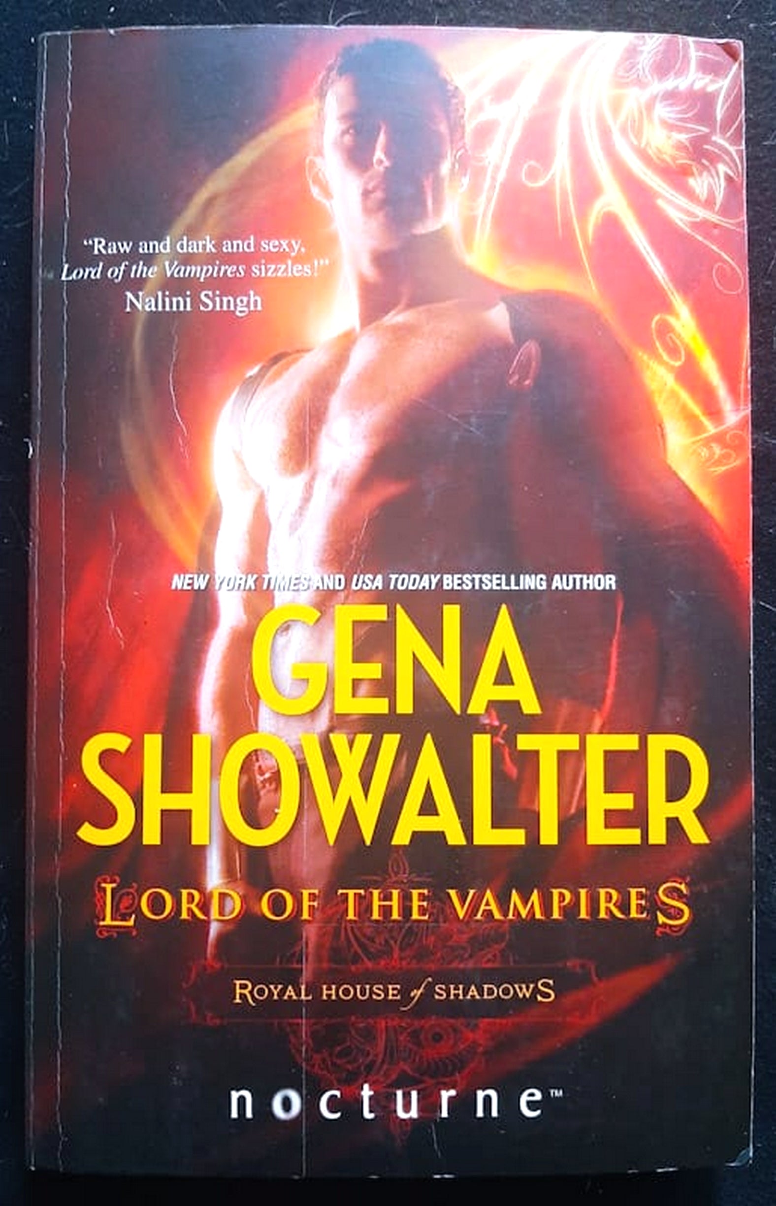 Front Cover Of Bestselling Book Lord Of The Vampires (Royal House Of Shadows #1) (Gena Showalter
)