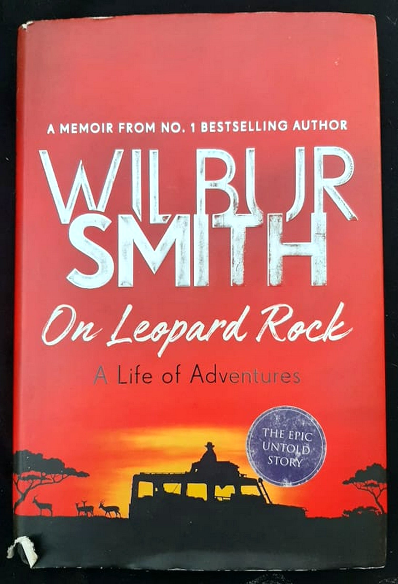 Front Cover Of Bestselling Book On Leopard Rock (Wilbur Smith
)