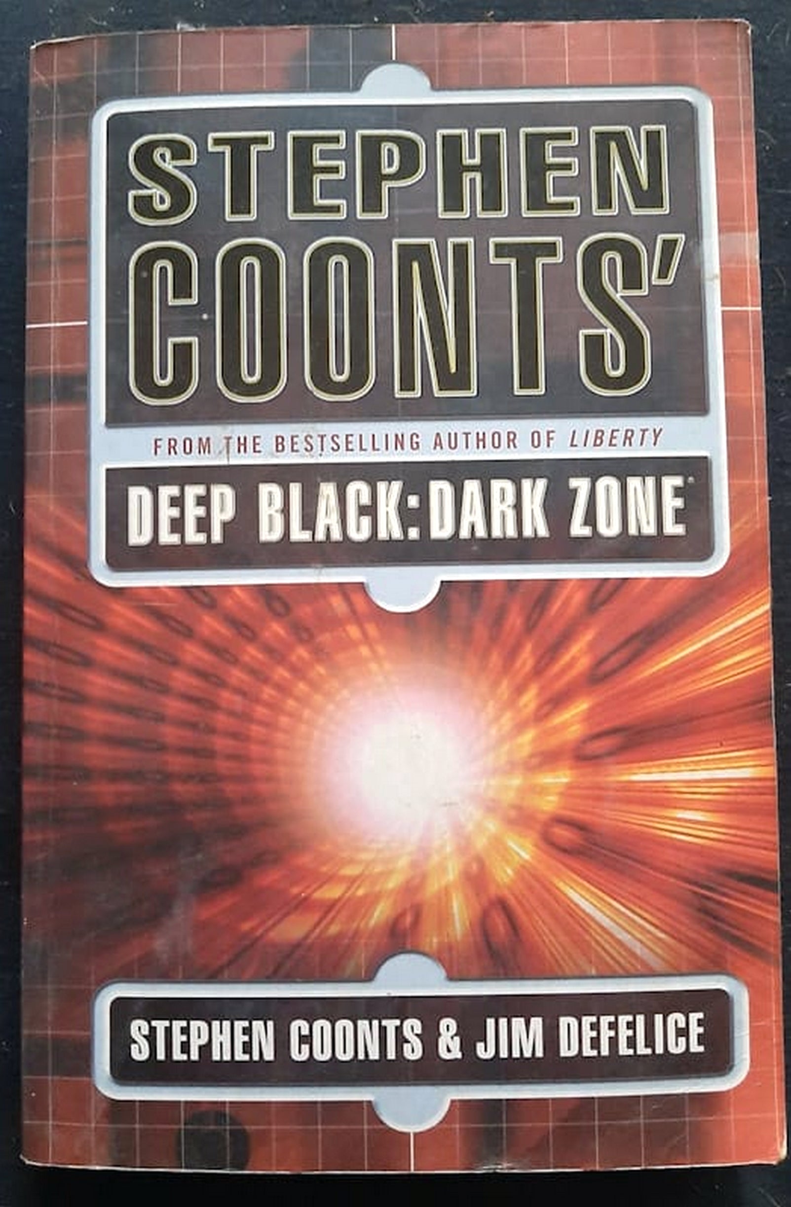 Front Cover Of Bestselling Book Deep Black Dark Zone (Deep Black #3) (Stephen Coonts
)