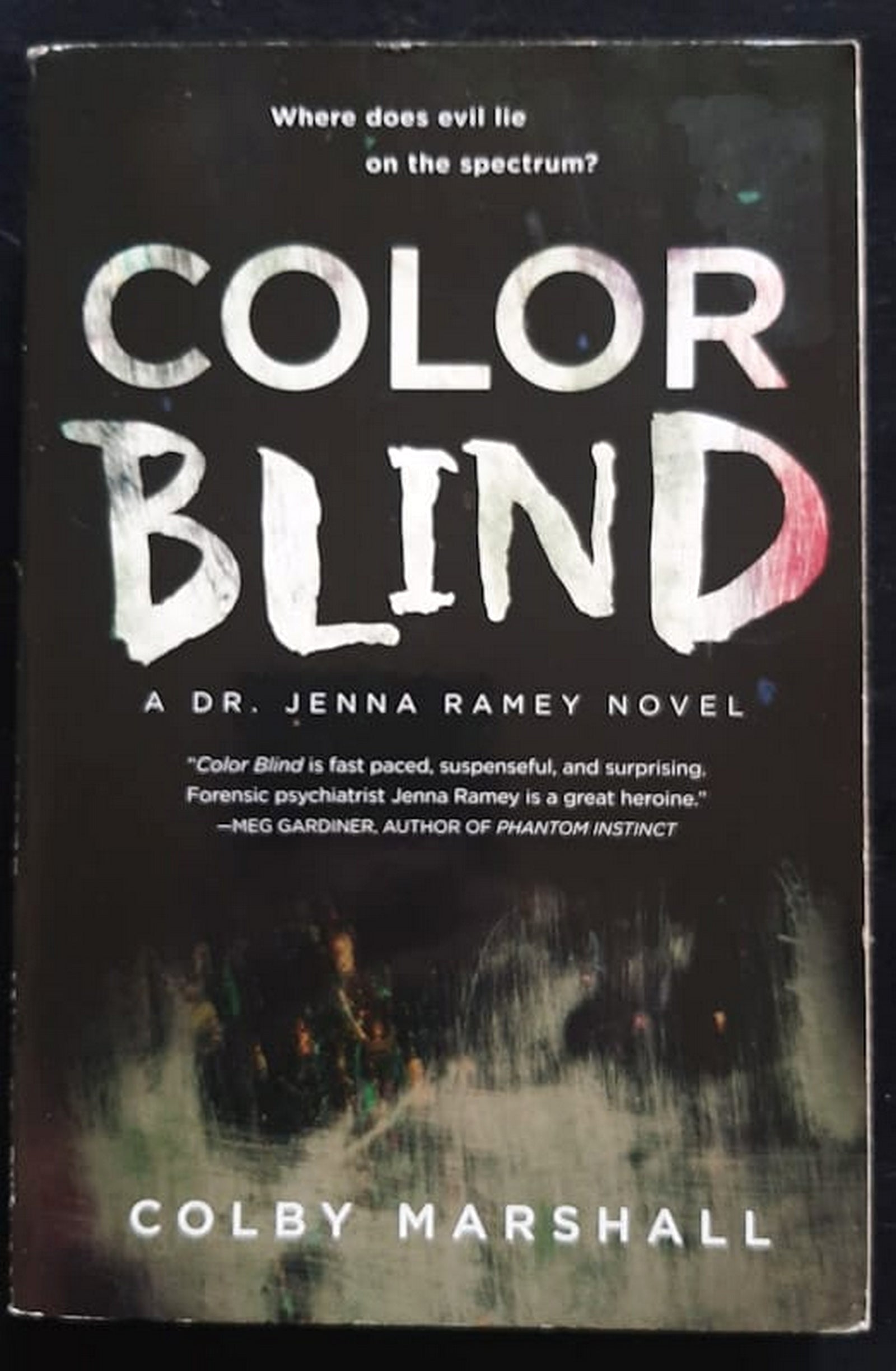Front Cover Of Bestselling Book Color Blind (Dr. Jenna Ramey #1) (Colby Marshall
)