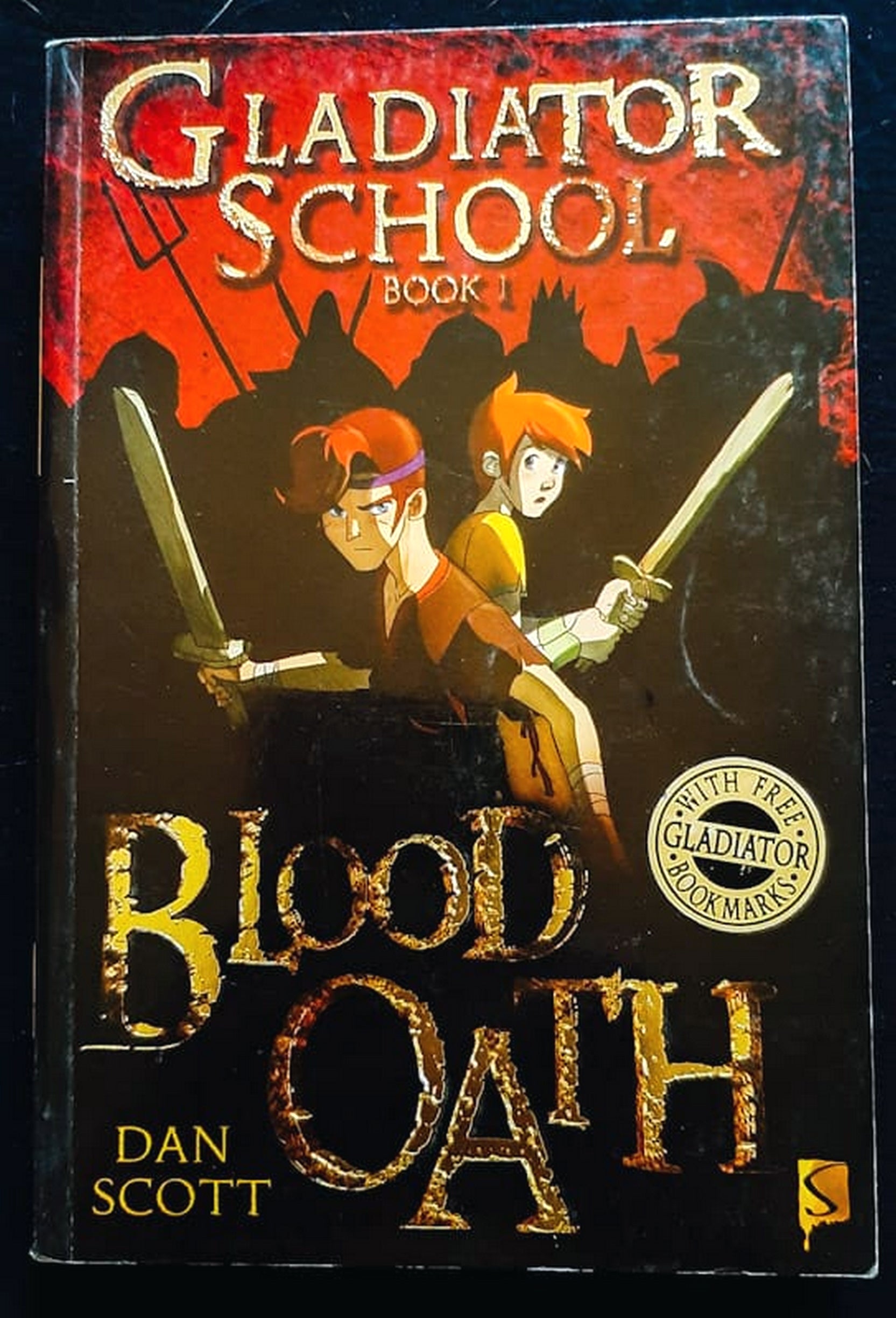 Front Cover Of Bestselling Book Blood Oath (Gladiator School #1) (Dan Scott
)