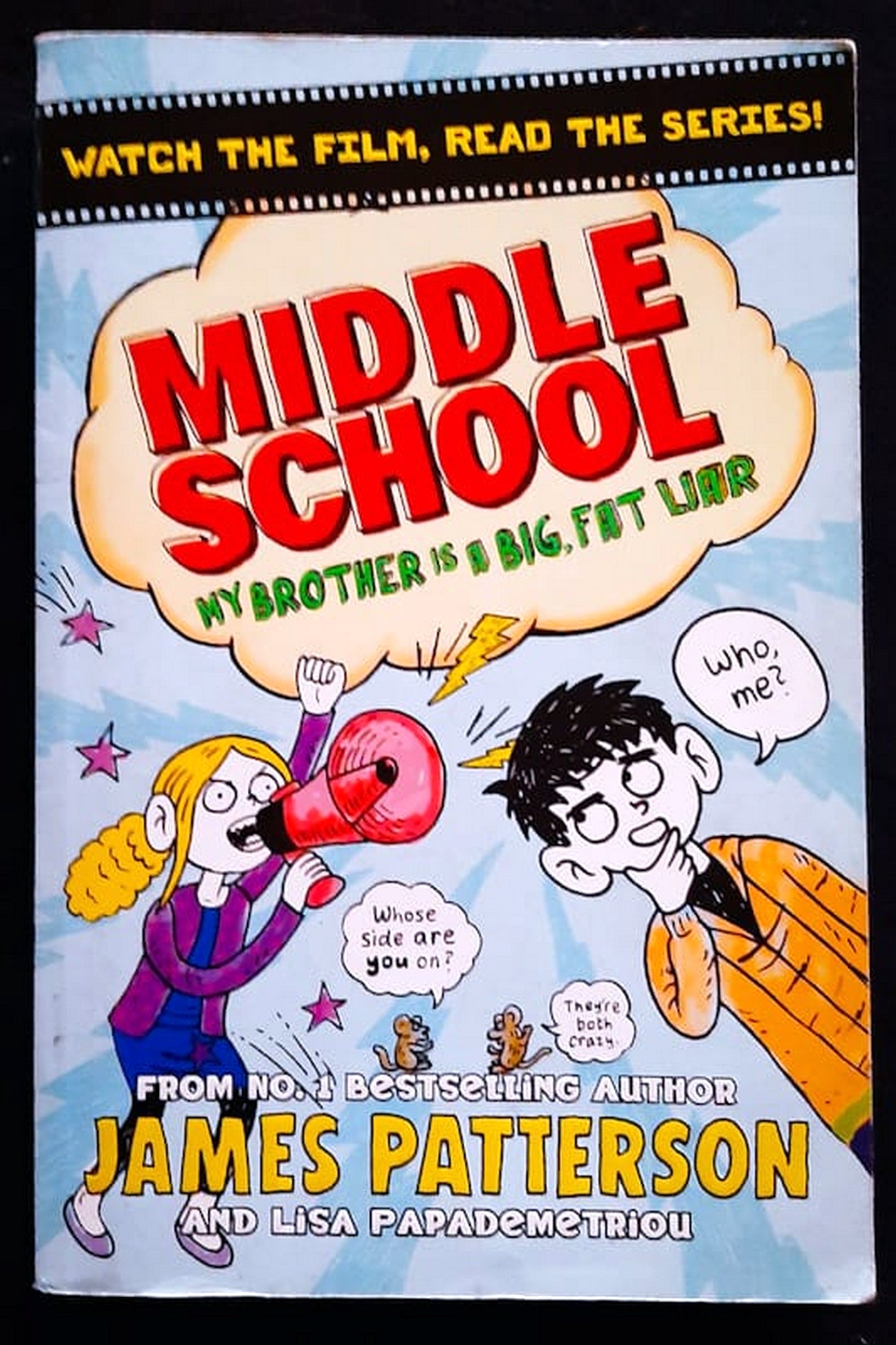 Front Cover Of Bestselling Book My Brother Is A Big, Fat Liar (Middle School #3) (James Patterson
)