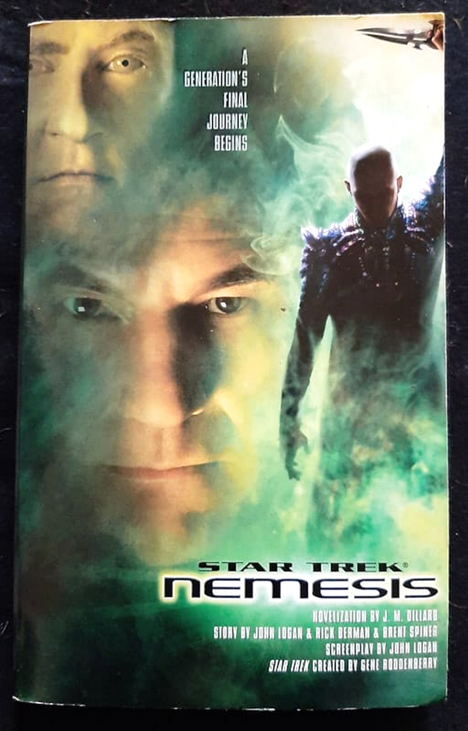 Front Cover Of Bestselling Book Star Trek: Nemesis (Star Trek: Tng Movie Novelizations) (Small Paperback
)
