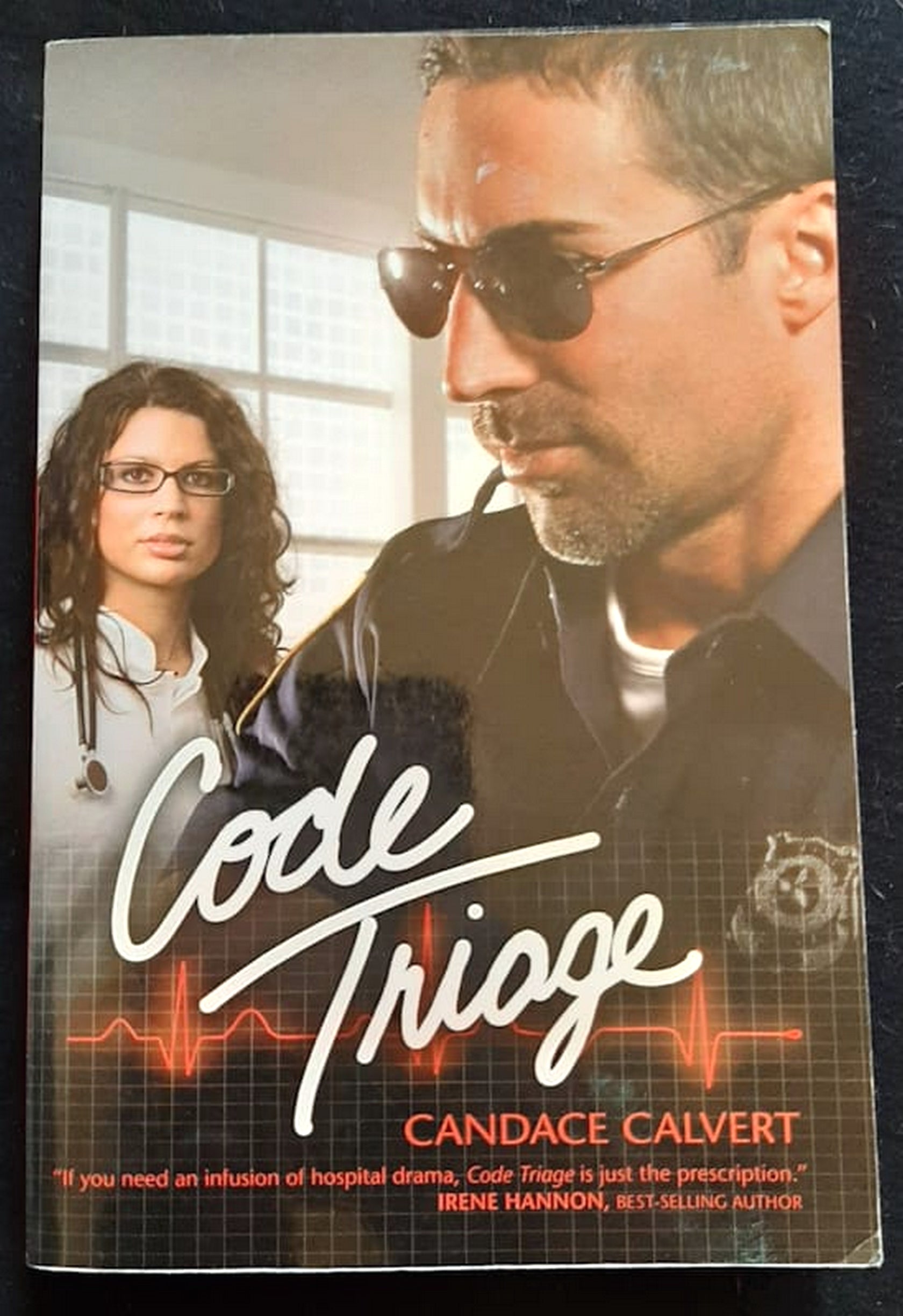 Front Cover Of Bestselling Book Code Triage (Mercy Hospital #3) (Candace Calvert
)