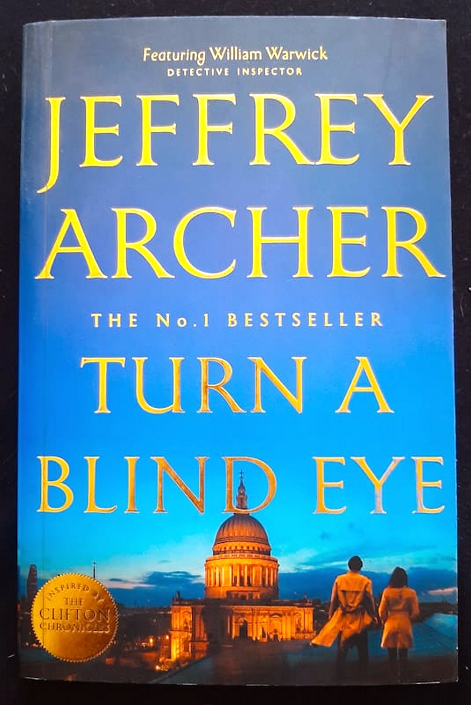 Front Cover Of Bestselling Book Turn A Blind Eye (William Warwick #3) (Jeffrey Archer
)