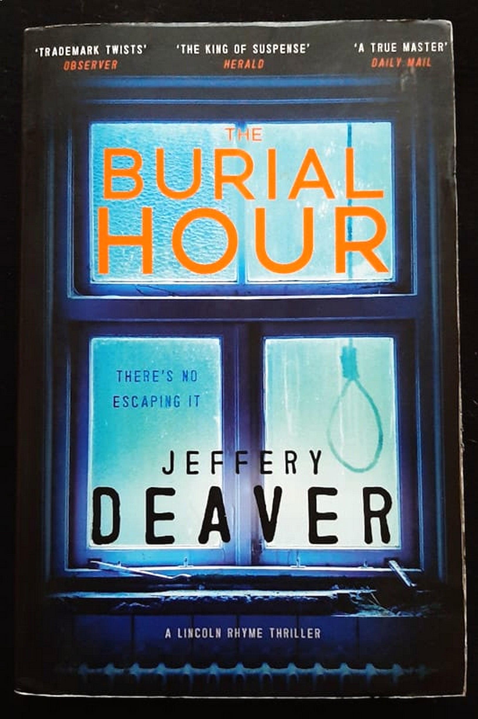Front Cover Of Bestselling Book The Burial Hour (Lincoln Rhyme #13) (Jeffery Deaver
)