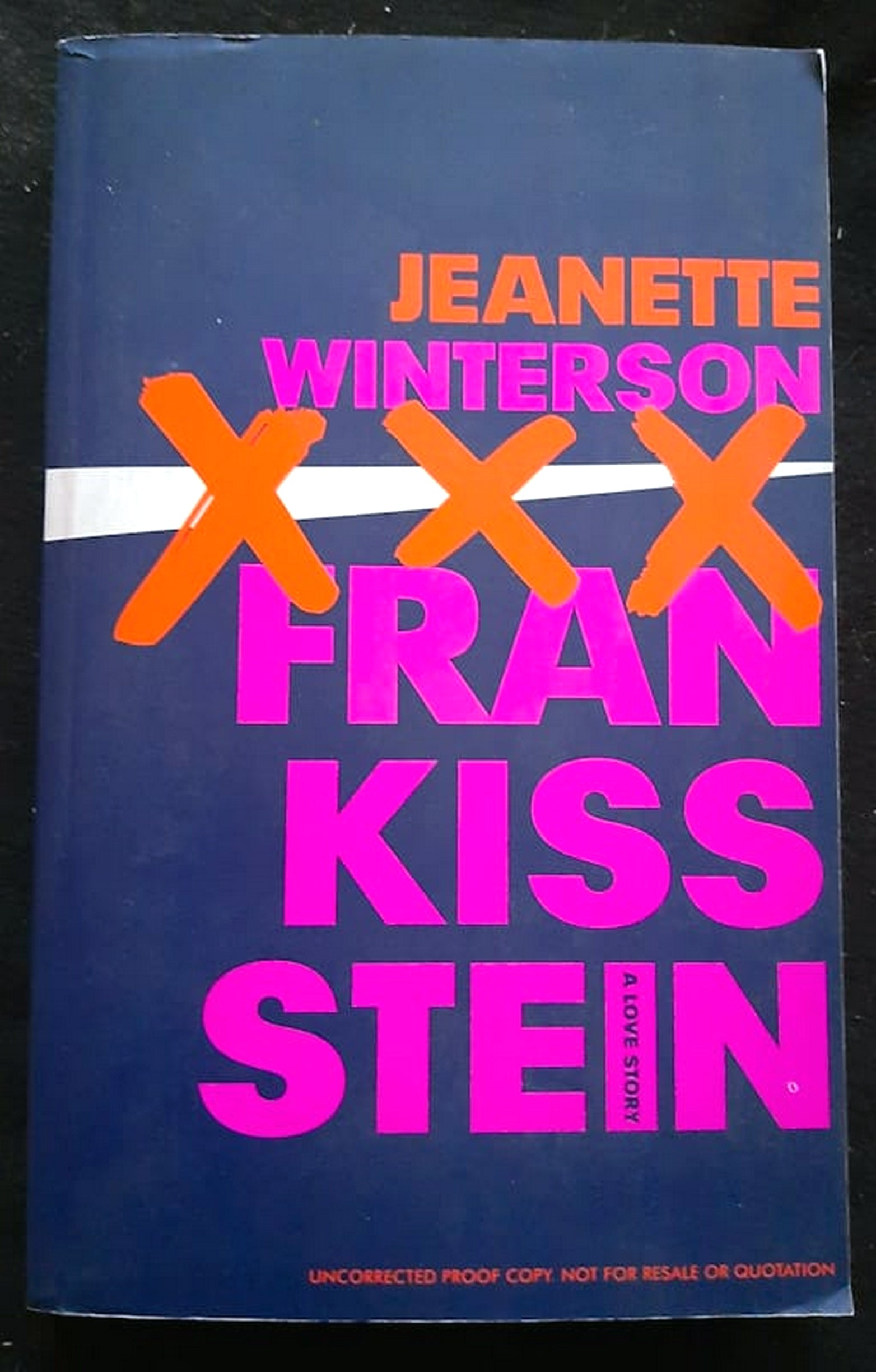 Front Cover Of Bestselling Book Frankissstein: A Love Story (Jeanette Winterson
)