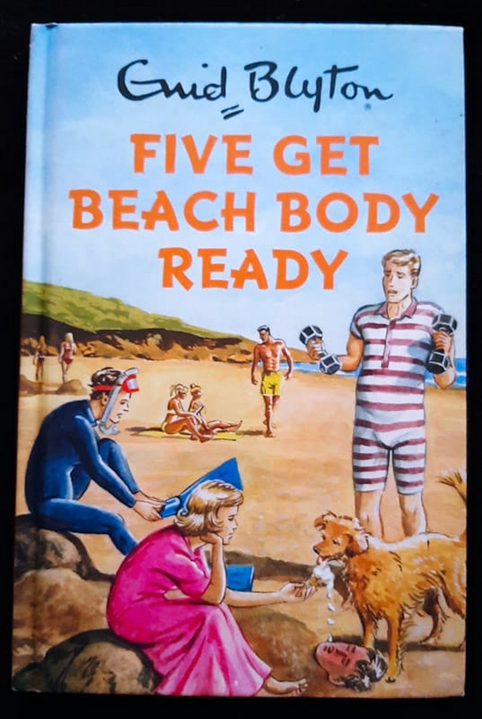 Front Cover Of Bestselling Book Enid Blyton For Grown-Ups: Five Get Beach Body Ready (Enid Blyton
)