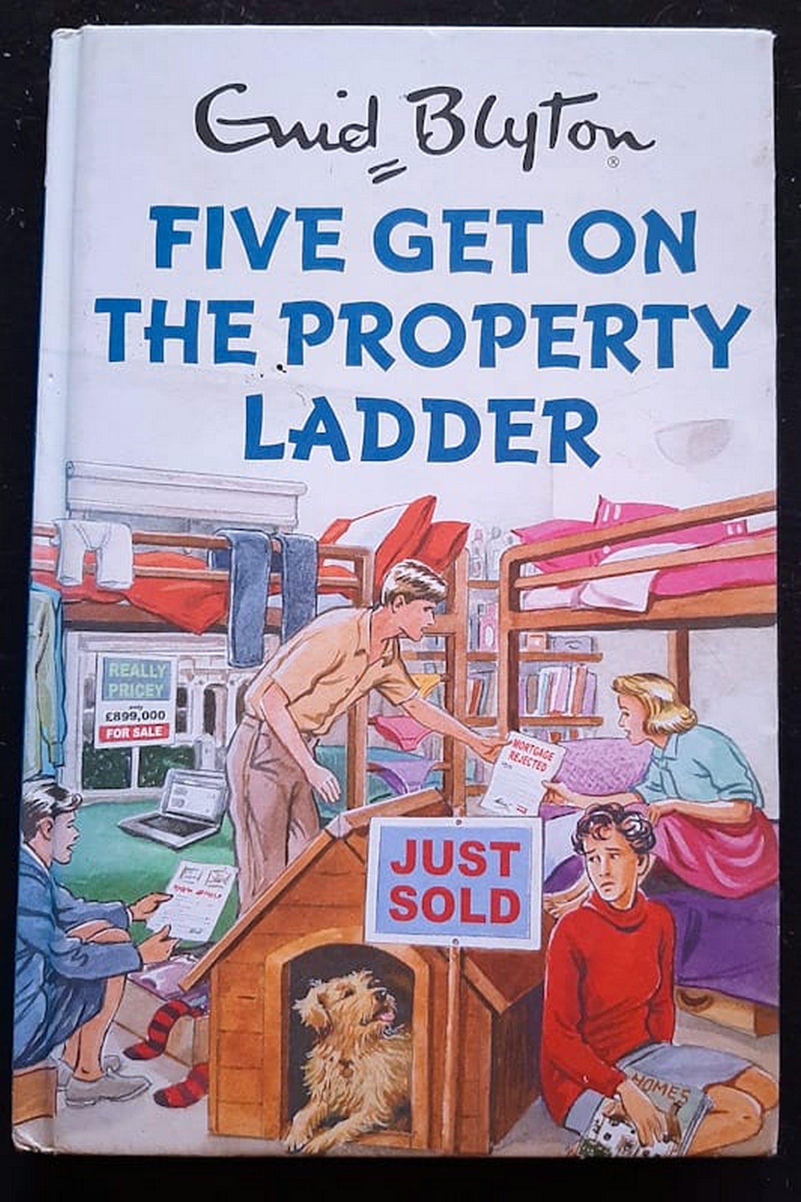 Front Cover Of Bestselling Book Enid Blyton For Grown-Ups: Five Get On The Property Ladder (Enid Blyton
)