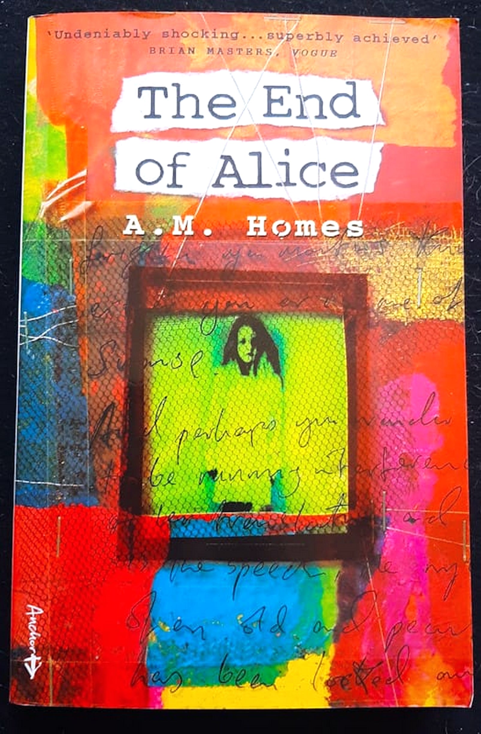 Front Cover Of Bestselling Book The End Of Alice (A.M. Homes
)