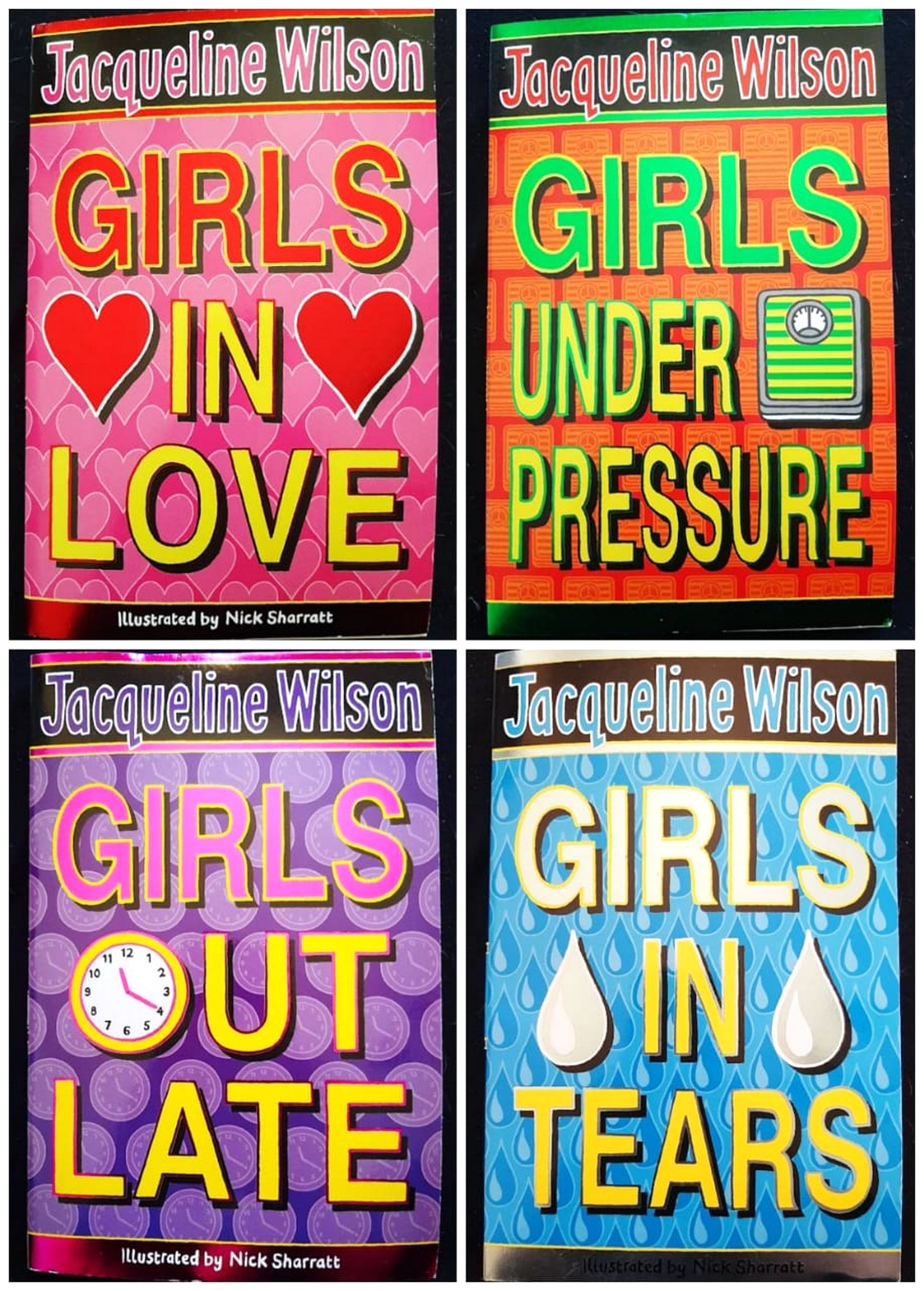 Front Cover Of Bestselling Book The Girls Collection (Books 1-4) Bundle (Jacqueline Wilson
)