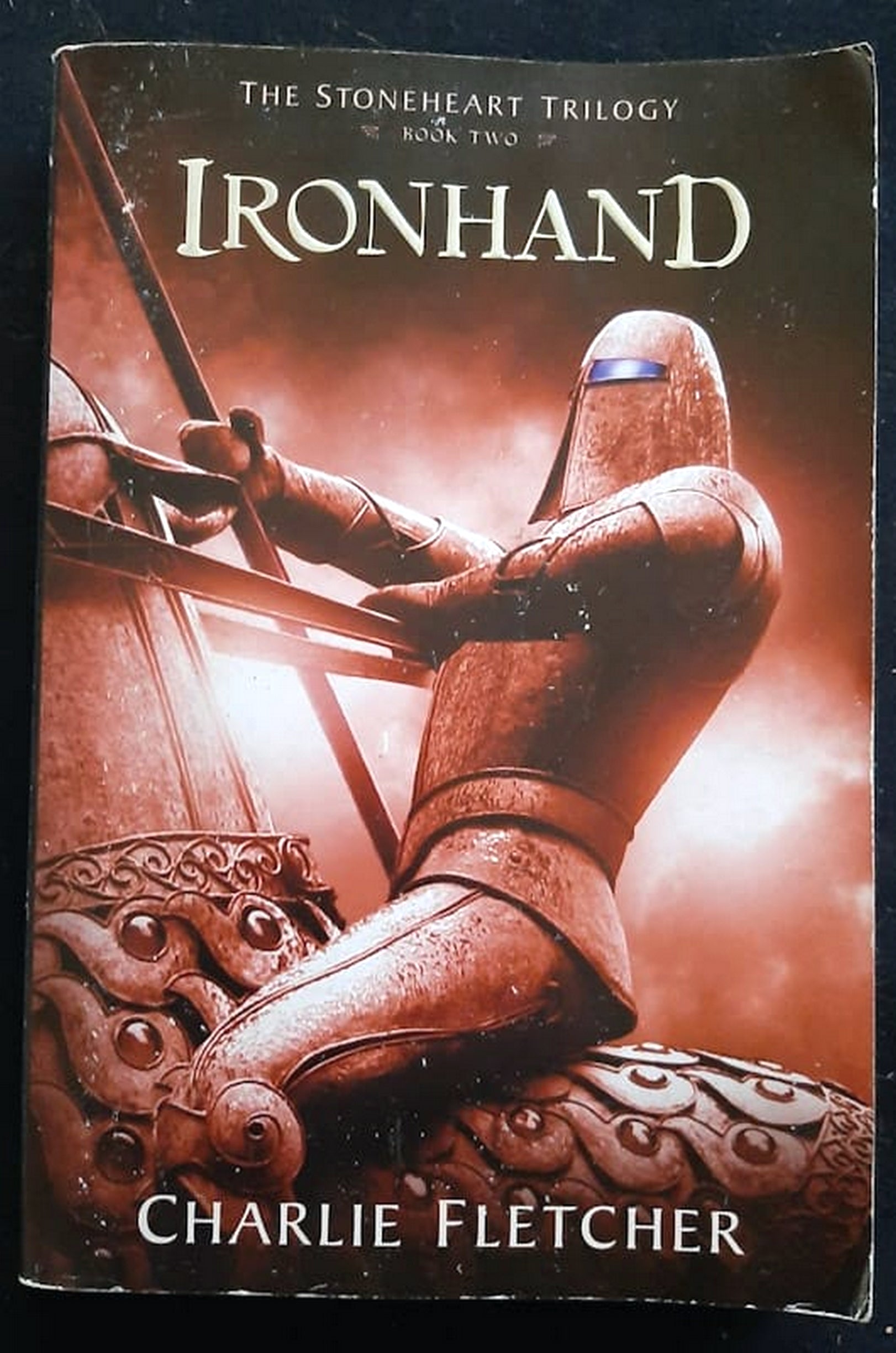 Front Cover Of Bestselling Book Ironhand (Stoneheart Trilogy #2) (Charlie Fletcher
)