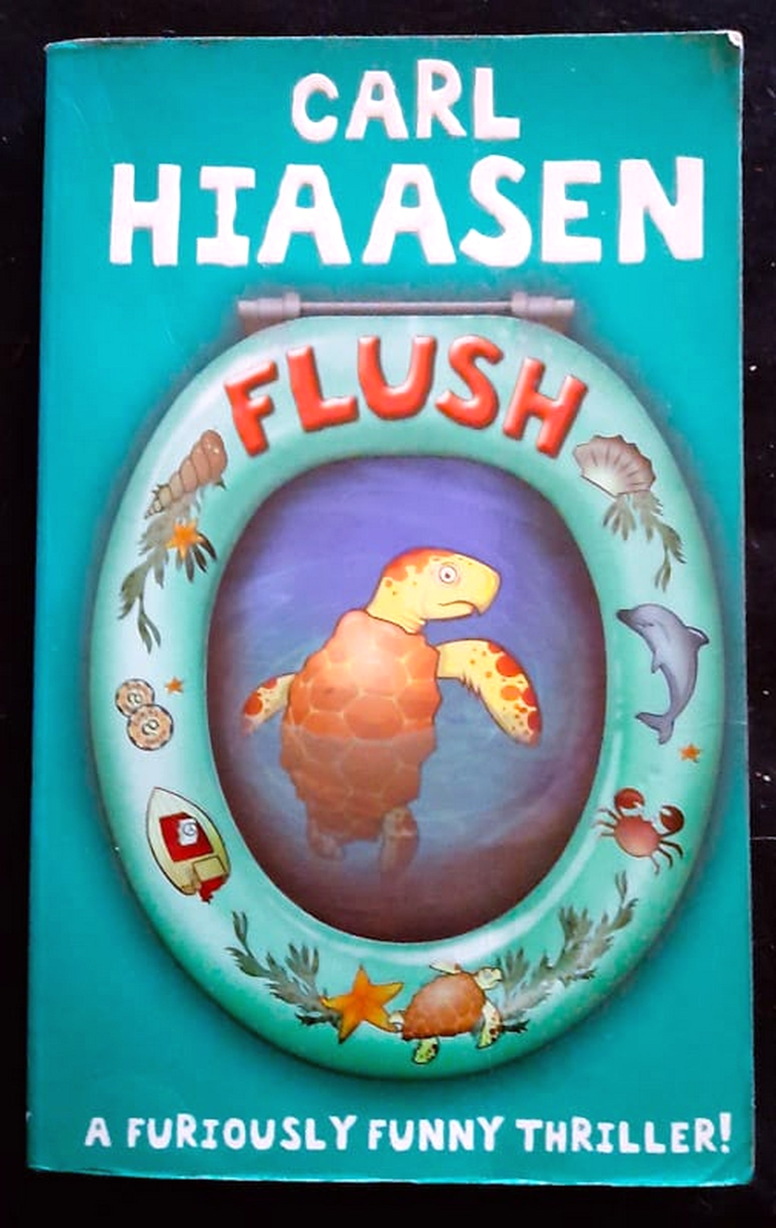 Front Cover Of Bestselling Book Flush (Carl Hiaasen
)