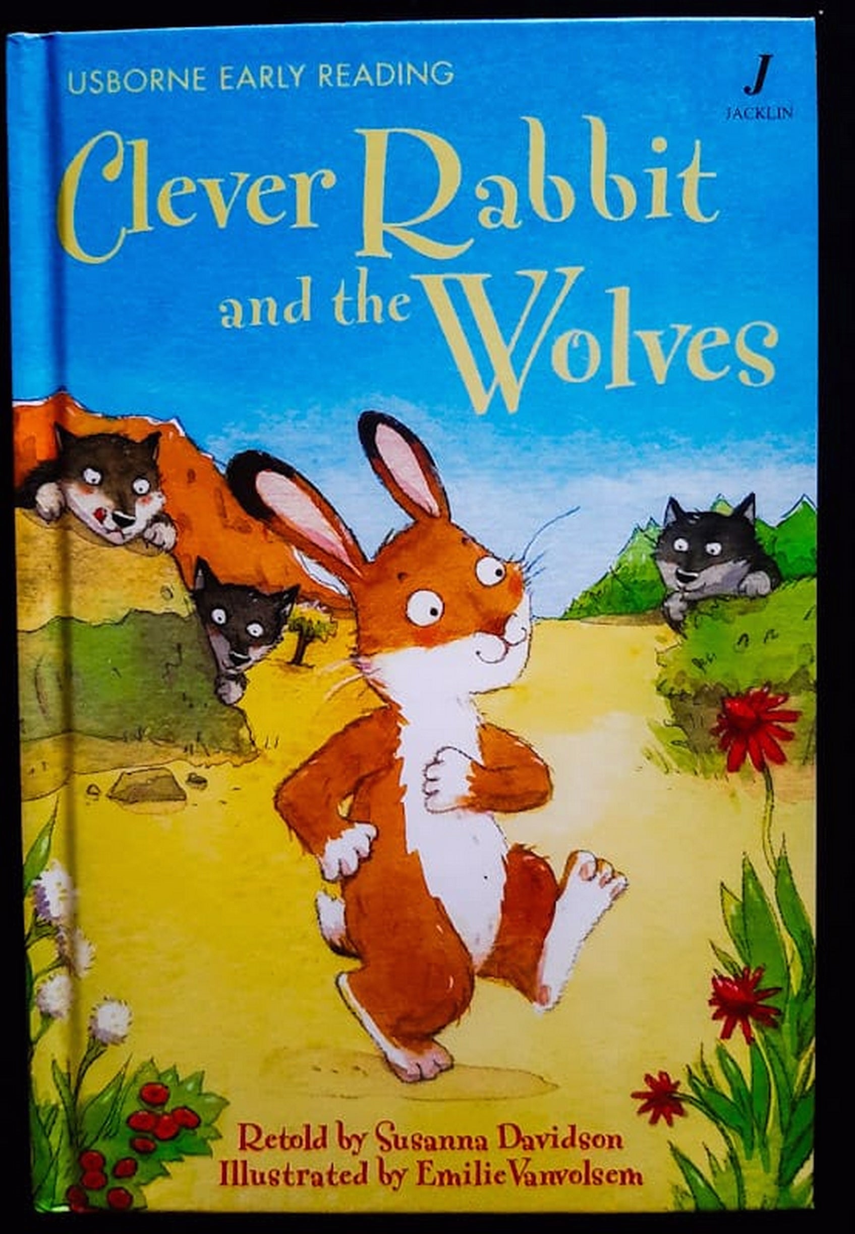 Front Cover Of Bestselling Book Clever Rabbit And The Wolves (Susanna Davidson)