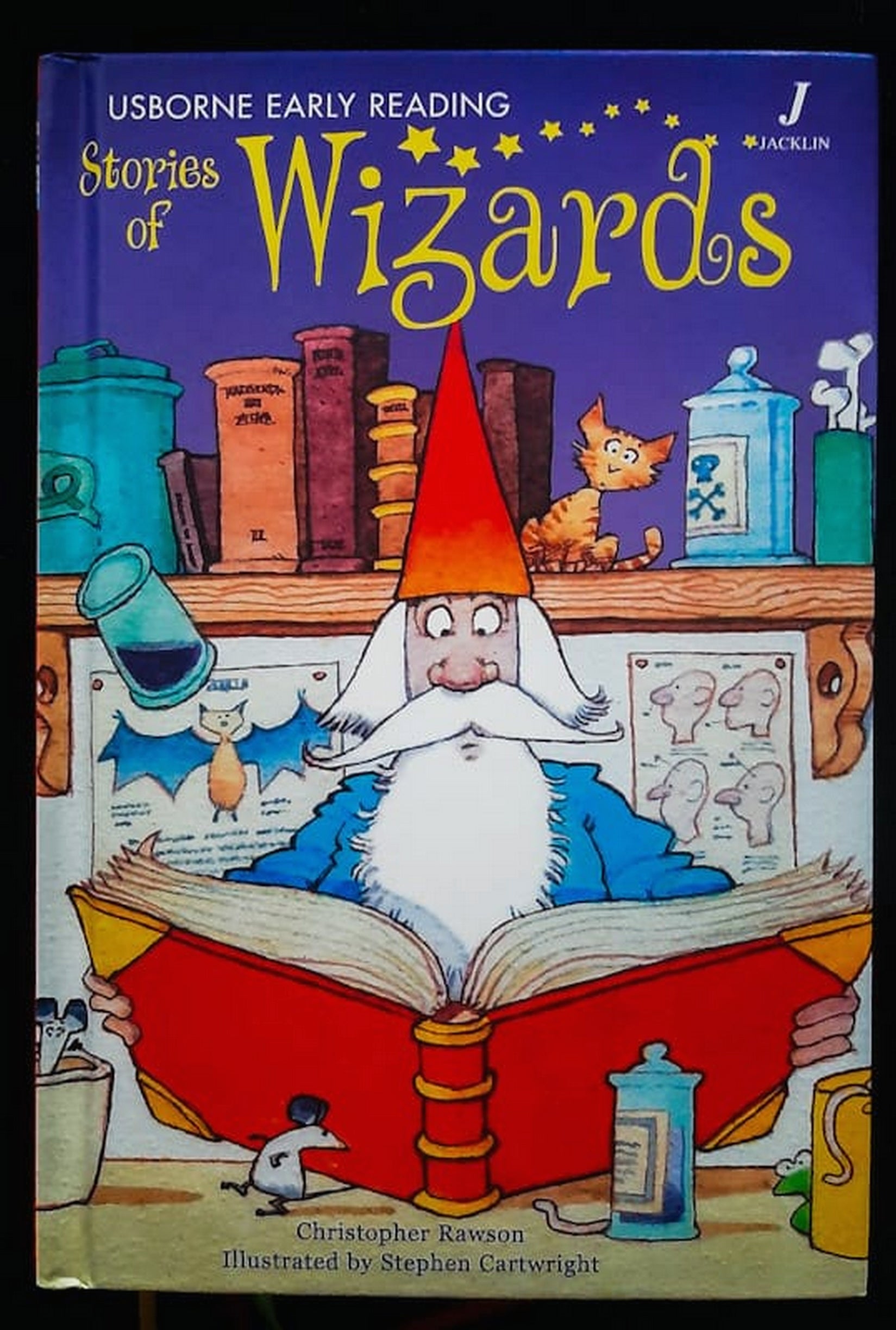 Front Cover Of Bestselling Book Stories Of Wizards (Christopher Rawson)