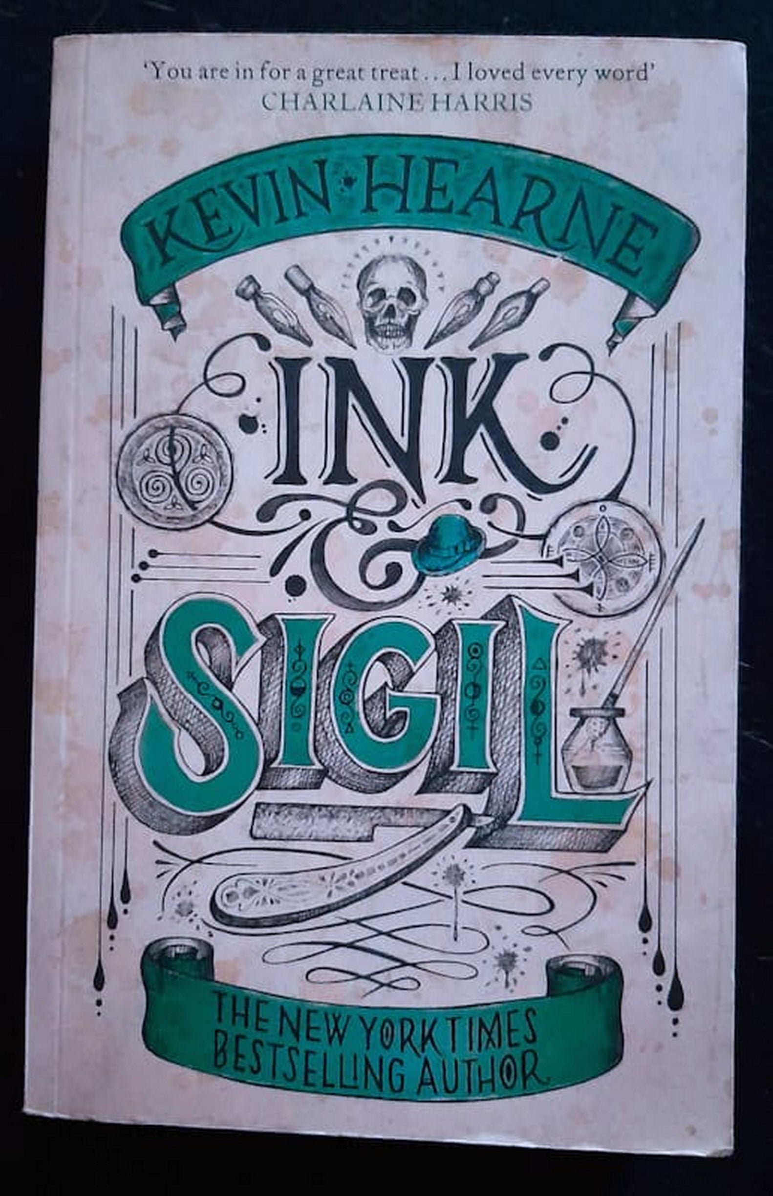 Front Cover Of Bestselling Book Ink & Sigil #1 (Kevin Hearne
)