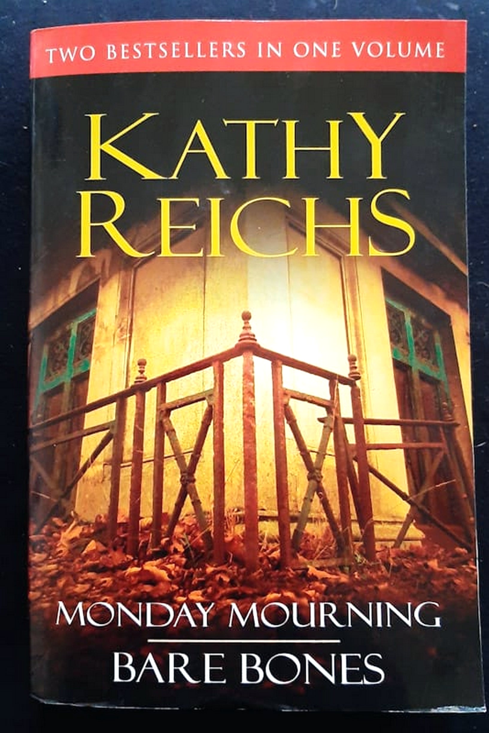 Front Cover Of Bestselling Book Monday Morning / Bare Bones (Temperance Brennan # 6-7) (Kathy Reichs
)