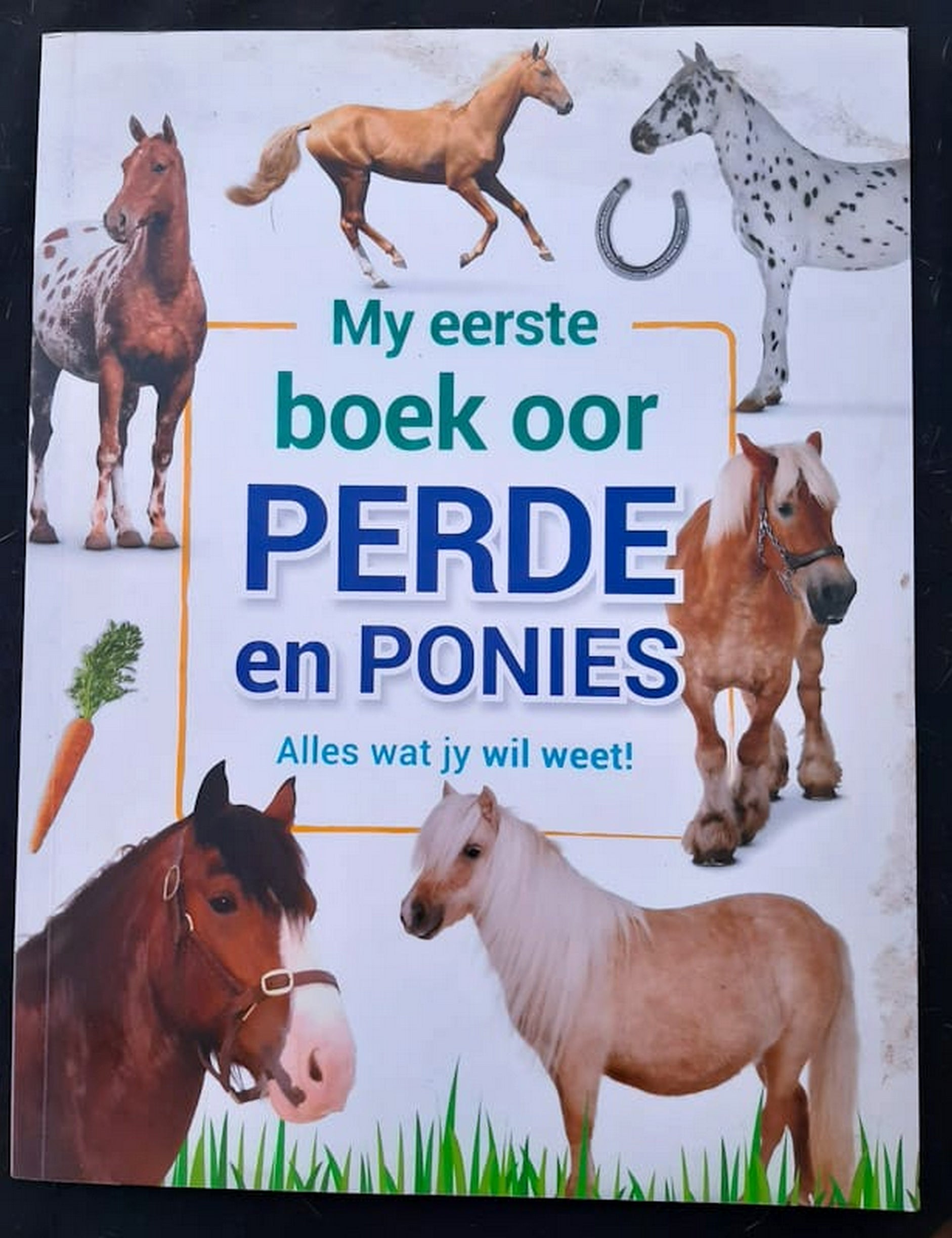 Front Cover Of Bestselling Book My Eerste Boek Oor Perde En Ponies (Extra Large Paperback)