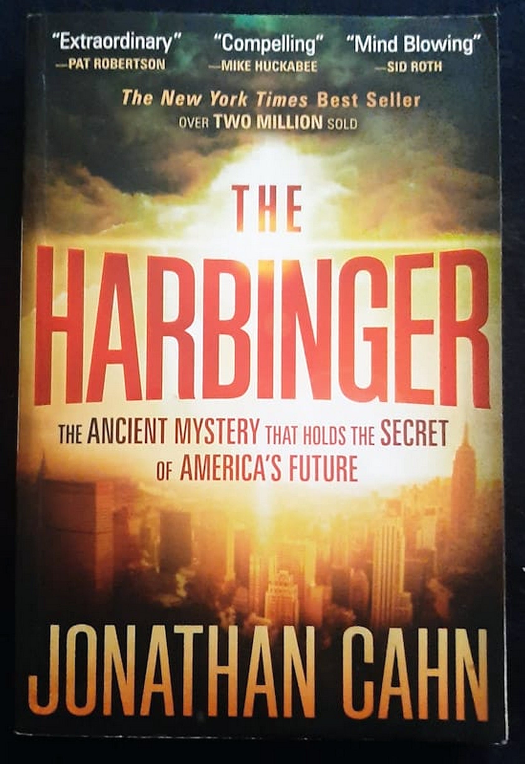 Front Cover Of Bestselling Book The Harbinger (The Harbinger #1) (Jonathan Cahn
)