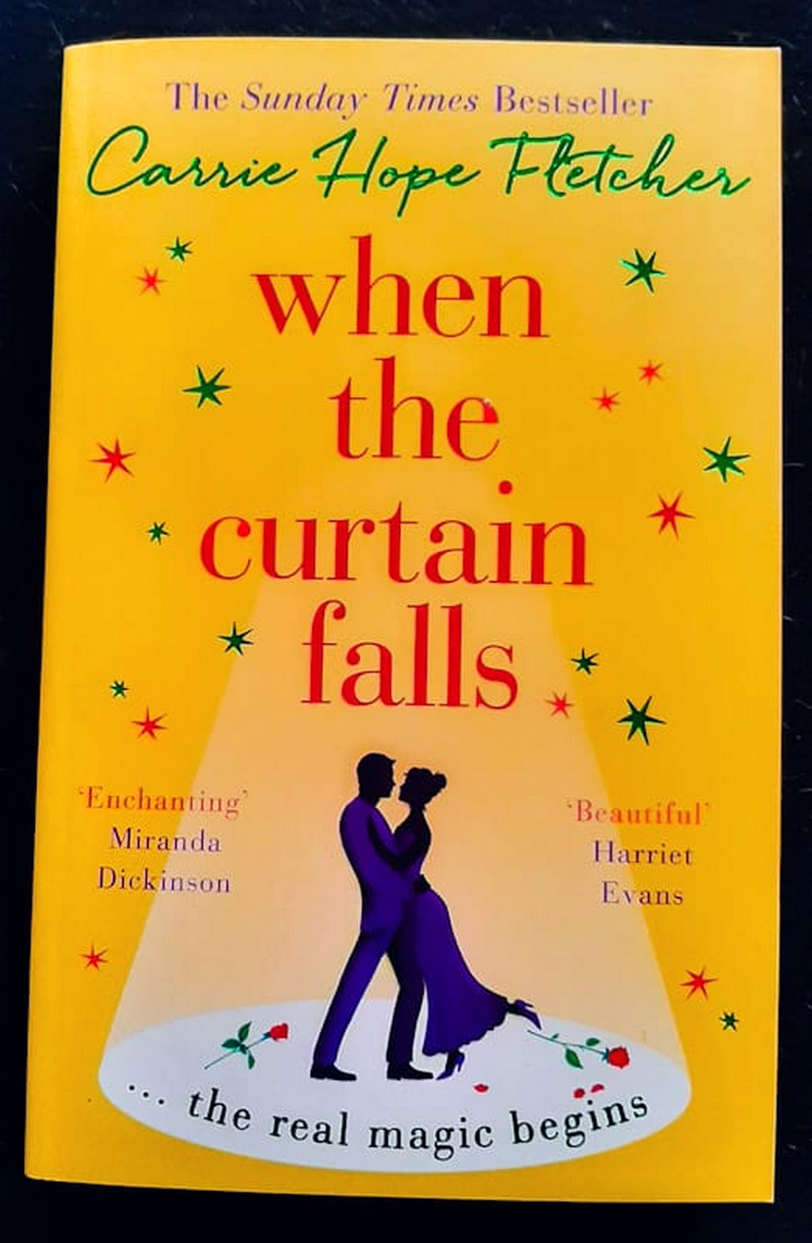 Front Cover Of Bestselling Book When The Curtain Falls (Carrie Hope Fletcher
)