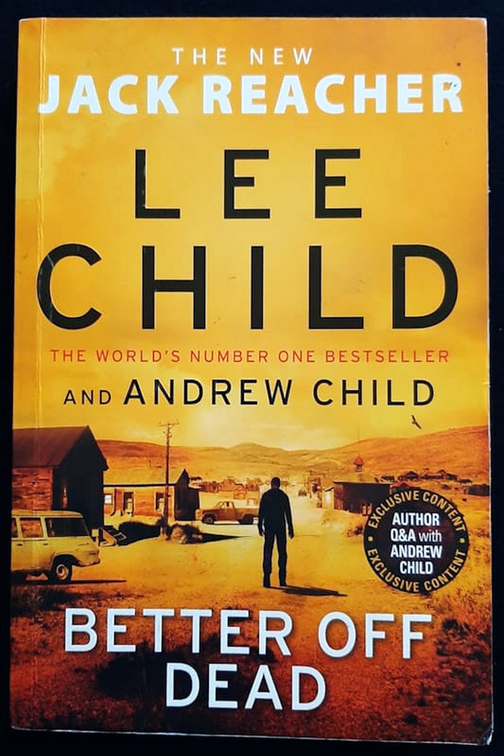 Front Cover Of Bestselling Book Better Off Dead (Jack Reacher #26) (Lee Child
)