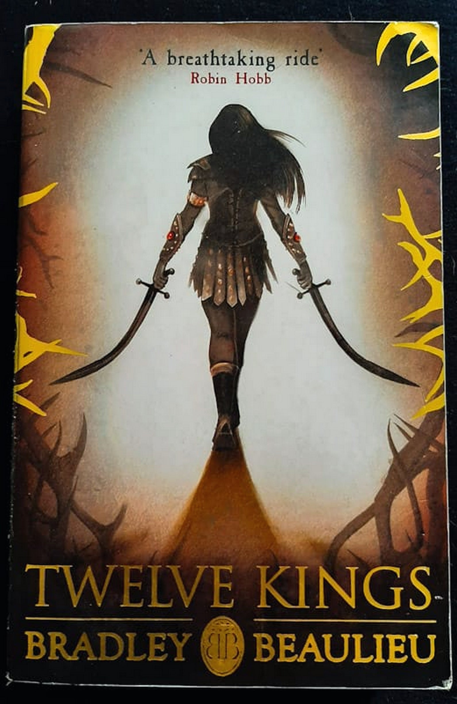 Front Cover Of Bestselling Book Twelve Kings (The Song Of The Shattered Sands #1) (Bradley P. Beaulieu
)