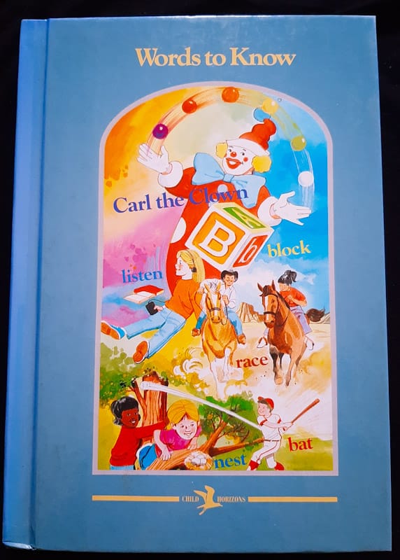 Front of cover of Words To Know (Harry Bricker)