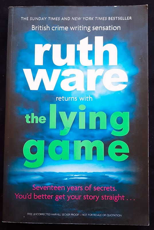 Front of cover of The Lying Game (Ruth Ware)