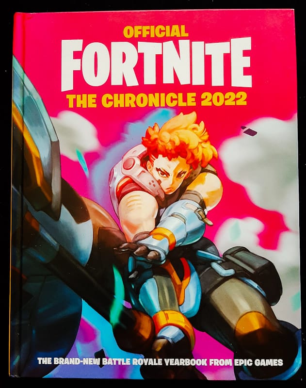 Front of cover of Fortnite Official: The Chronicle (Annual 2022) (Extra Large Hardcover)