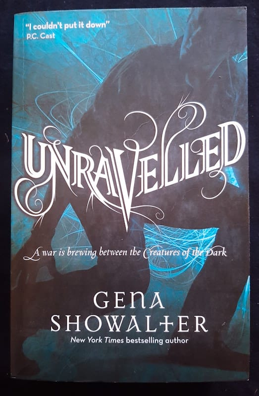Front of cover of Unraveled (Intertwined #2) (Gena Showalter)