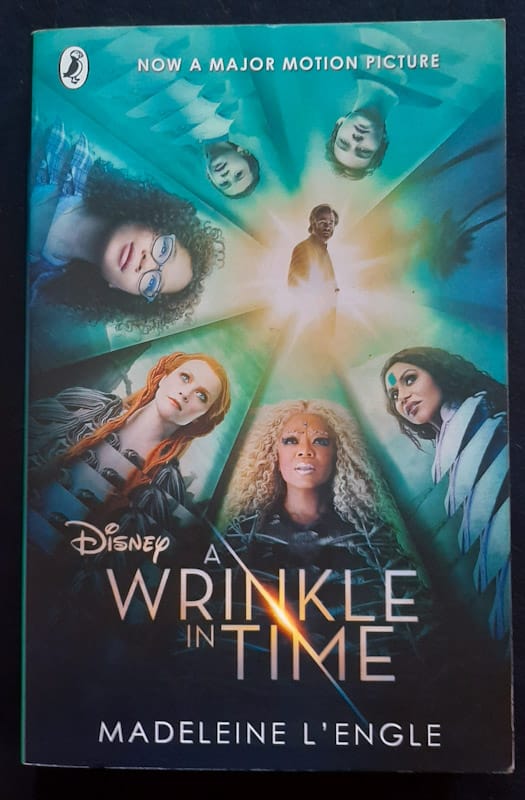 Front of cover of A Wrinkle In Time (Time Quintet #1) (Madeleine L'Engle)