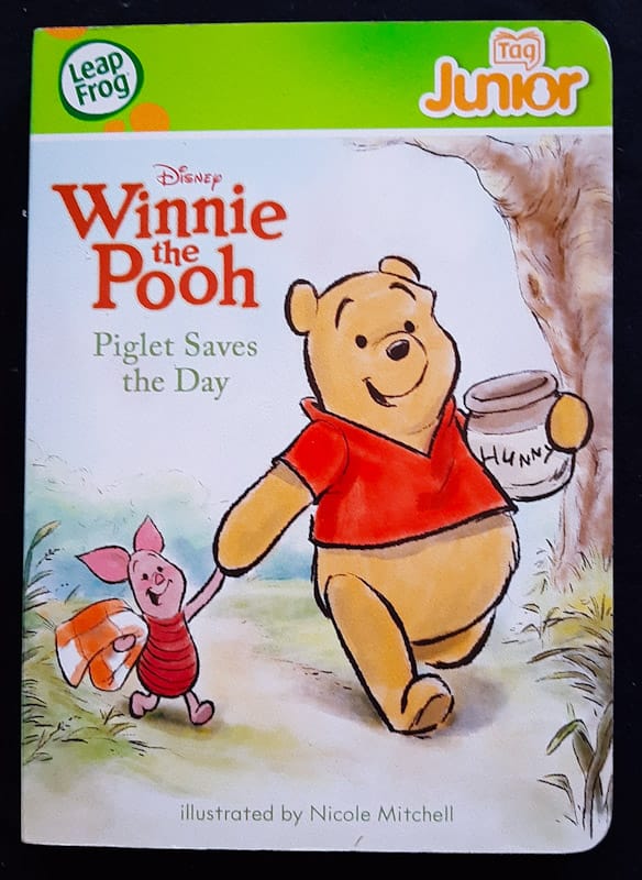 Front of cover of Winnie The Pooh: Piglet Saves The Day (Leap Frog)