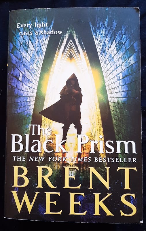 Front of cover of The Black Prism (Lightbringer #1) (Brent Weeks)