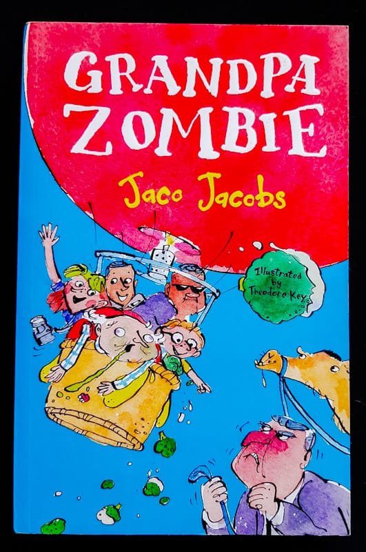 Front Cover Of Grandpa Zombie (Jaco Jacobs)