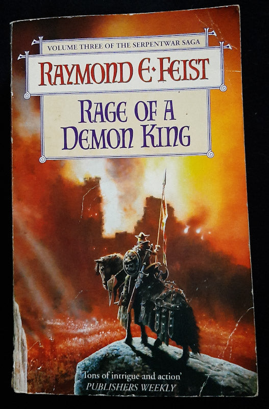 Front Cover Of Rage of a Demon King (The Serpentwar Saga #3) (Raymond E. Feist)