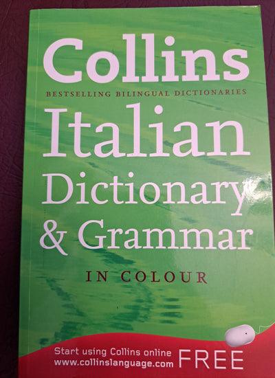 Front Cover Of The Best-Selling Book Collins Italian Dictionary And Grammar Collins Dictionary And Grammar Collins Dictionaries