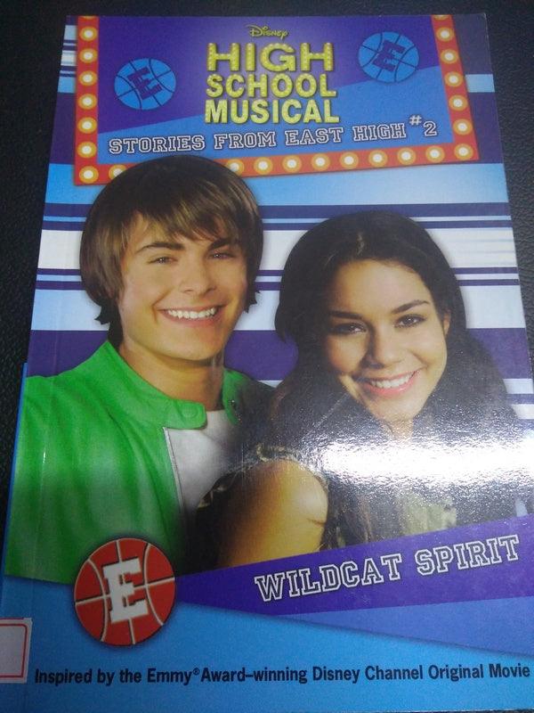 Front Cover Of The Best-Selling Book Wildcat Spirit High School Musical