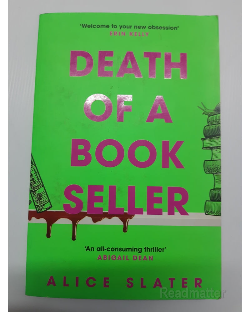 Front Cover Of Death Of A Bookseller (Alice Slater))