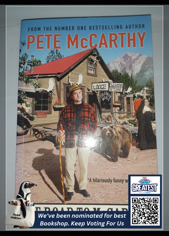 Front Cover Of The Best-Selling Book The Road to McCarthy The Hungry Student Pete McCarthy