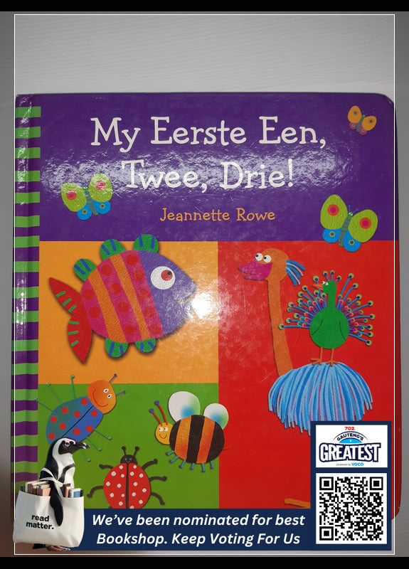 Front Cover Of The Best-Selling Book My Eerste Een, Twee, Drie Jeanette Rowe