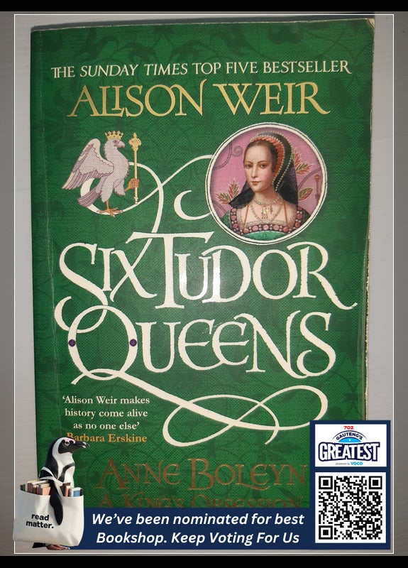 Front Cover Of Six Tudor Queens: Anne Boleyn, A King's Obsession: Six Tudor Queens 2 (Alison Weir)