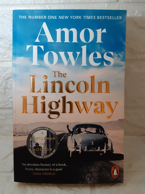 Front Cover Of The Lincoln Highway (Amor Towles)