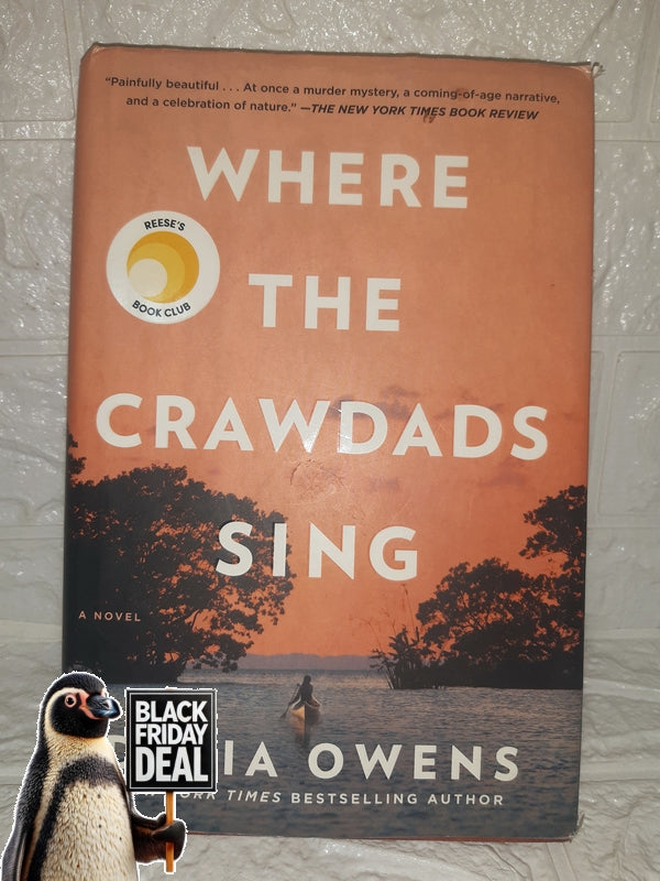 Front Cover Of The Best-Selling Book Where The Crawdads Sing (Delia Owens)