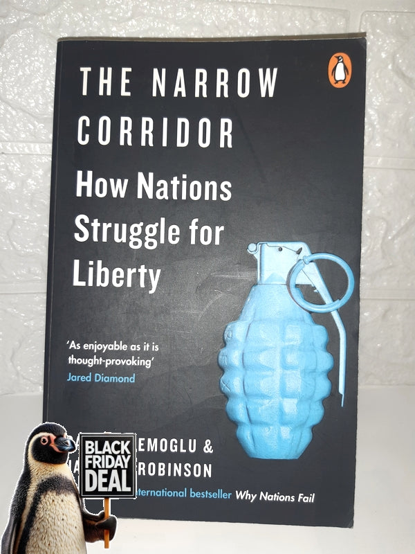 Front Cover Of The Best-Selling Book The Narrow Corridor (Daron Acemoglu, James A. Robinson)